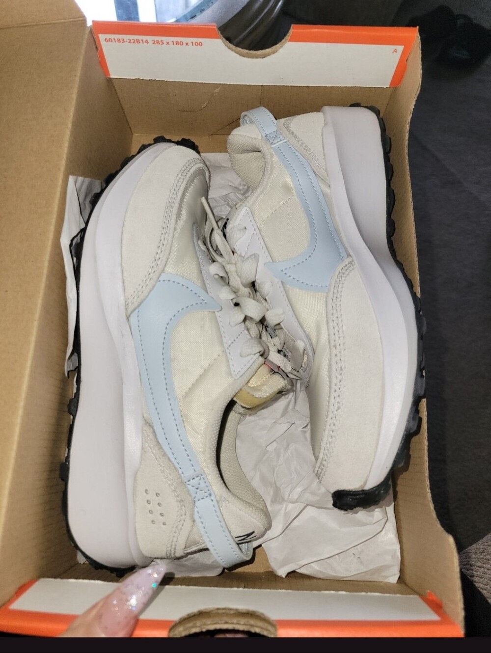 Nike Women's  Sneakers in Powder Blue And White